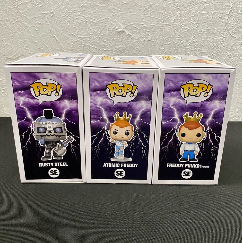 Funko Heavy Metal Halloween 2023 Box Rusty Steel, Atomic Freddy, Freddy Mysterio - Picture 5 of 13